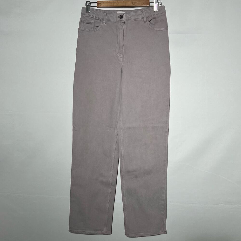 Wilfred Free The Melina High Rise Straight Leg Pants Lavender Womens Size 8